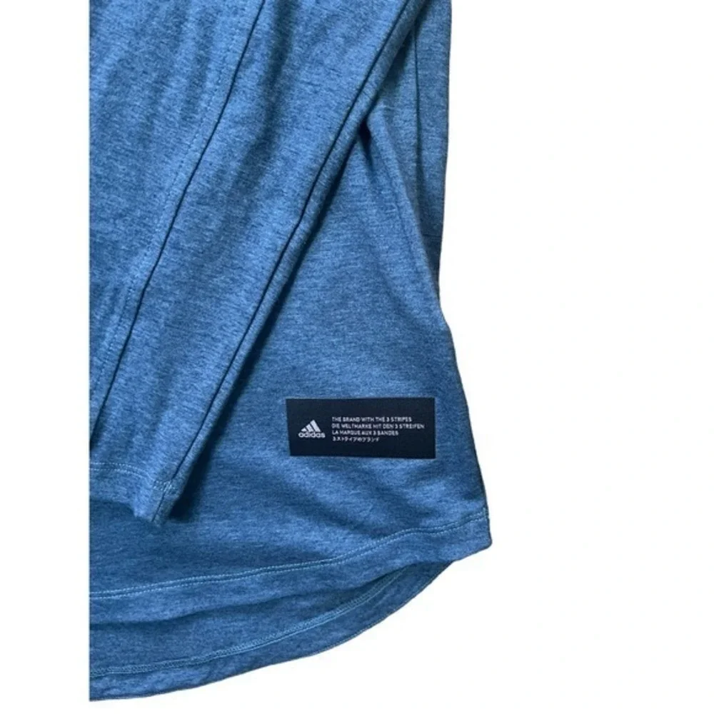 NWT Adidas Navy Cotton Long Sleeve‎ Shirt